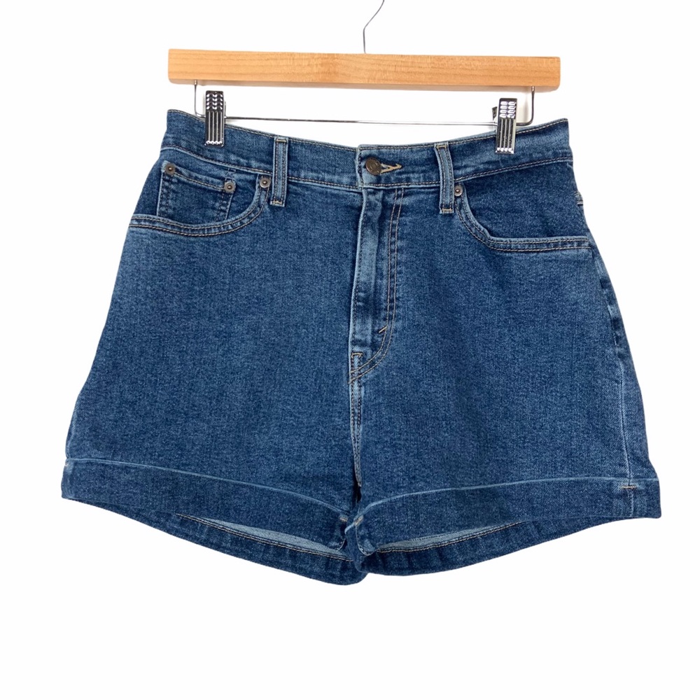 Levi’s Denim High Rise Shorts Sz 29 Fixed Cuff Hem
